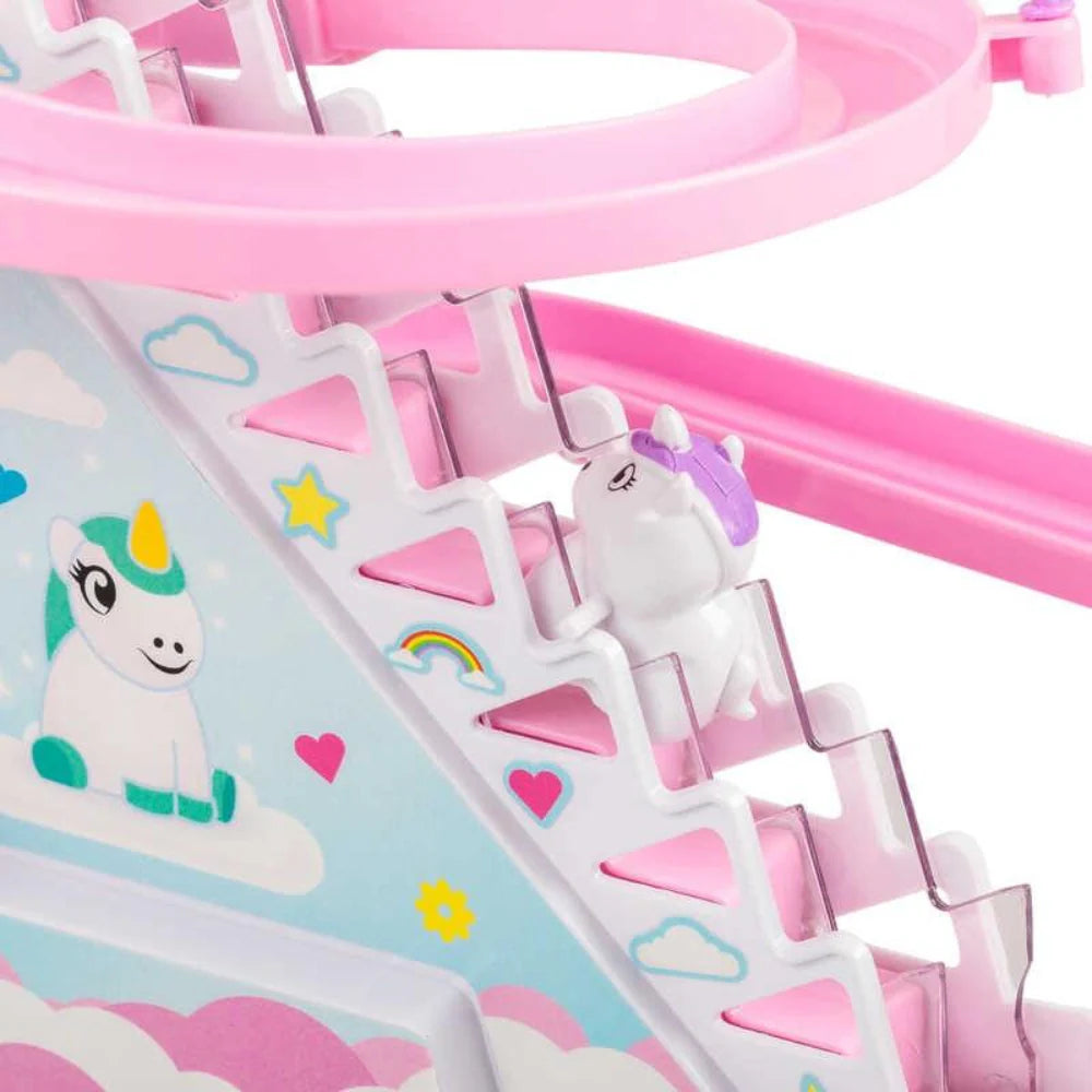 Unicorn Race Climb & Slide Game