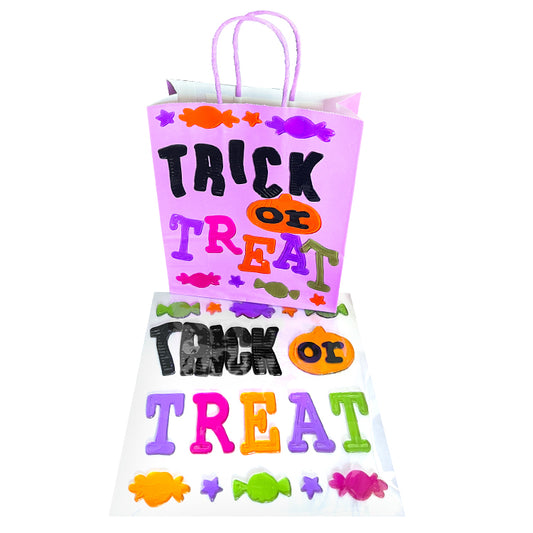 Trick Or Treat Halloween 3D Decorating Bag Kit