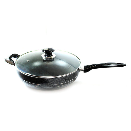 Una Non Stick Wok Long Handle Home Kitchen