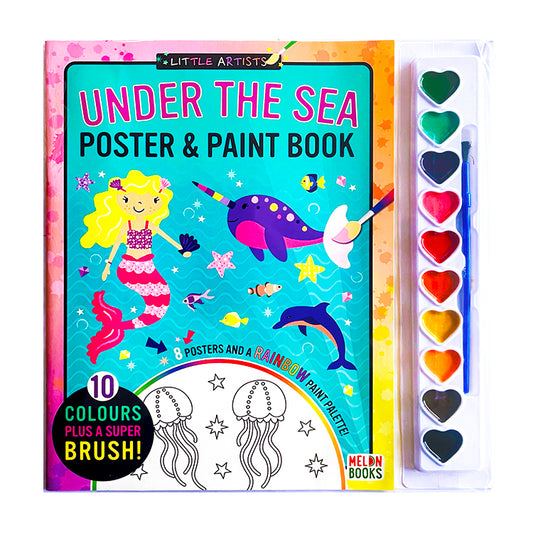 Under The Sea Poster And Paints Jumbo Activity Set