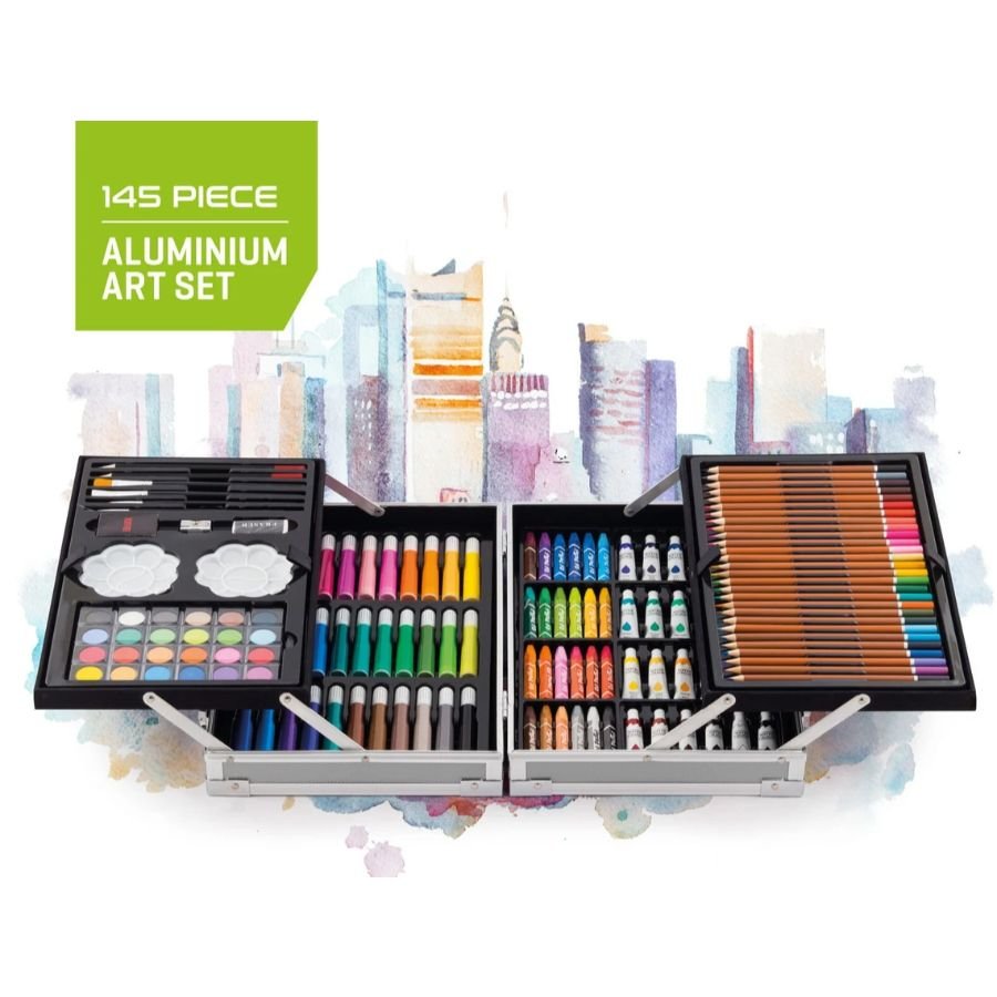 Unicorn Art Set 145pc With Aluminium Design Case