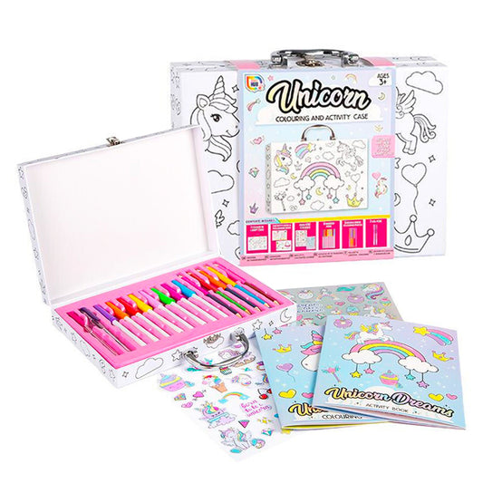 Unicorn Colouring Activity Case Set