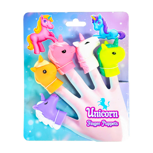 Unicorn Finger Puppets x 5