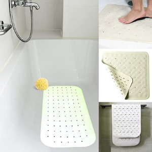 Non Slip Bath Mats – Anti Mould PVC Shower Matt With Suction Cups