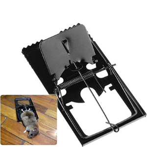 2X Rat Catching Traps Snap Heavy Duty Mouse Trap Easy to Set/Bait Pest Catcher