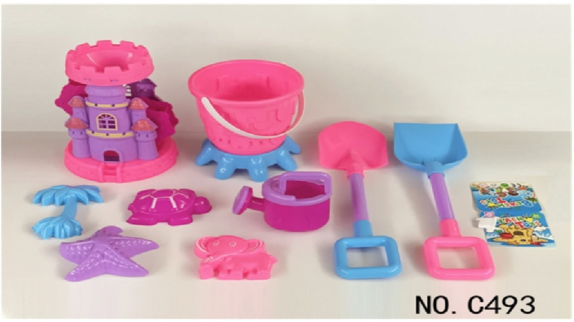 Bucket & Spade Beach Toys Set - Girls