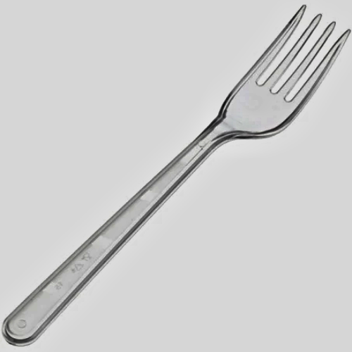 Disposable Clear Plastic Fork Pack of 40 MX70511 A