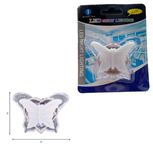 Led Plug Butterfly Light Up Night Light,