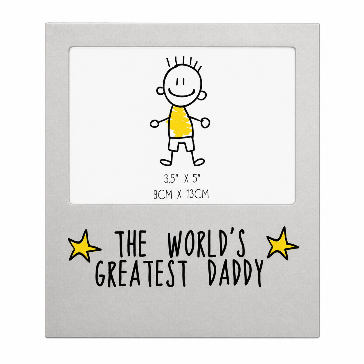 The World's Greatest Daddy Fathers Day Metal Photo Frame Gift