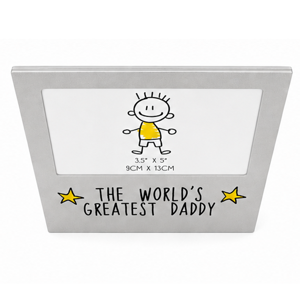 The World's Greatest Daddy Fathers Day Metal Photo Frame Gift