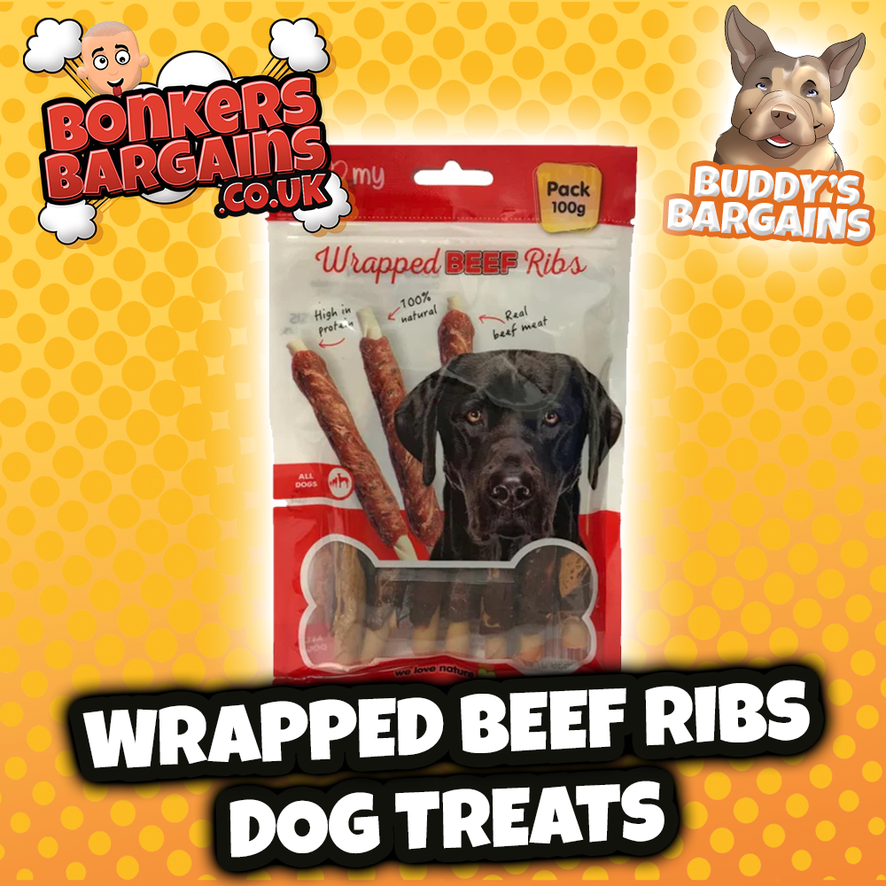 Pet Dog Treats Beef Ribs 100g 77732 (Parcel Rate)