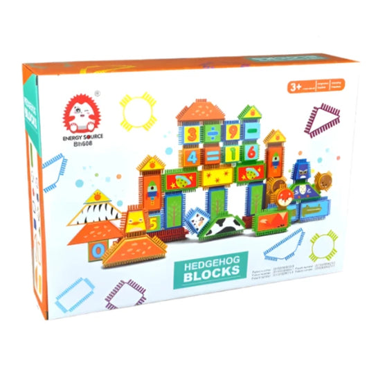 Stacking Toys 3D Hedgehog Bricks Tiles Construction Building Blocks Play Set