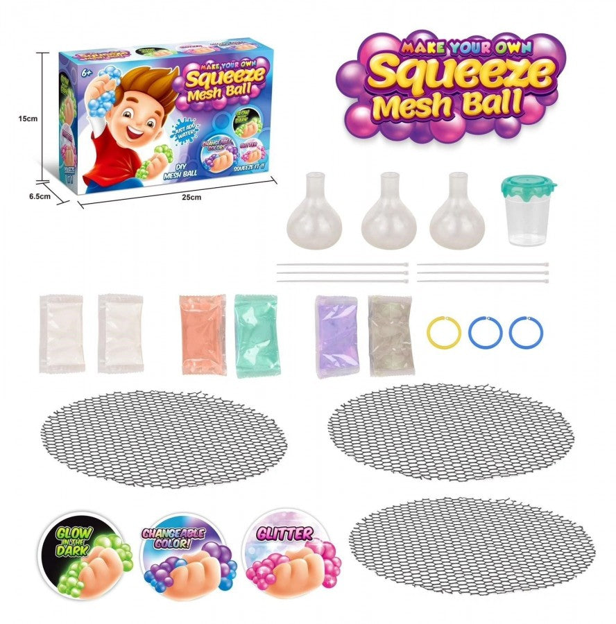 Make Your Own Squeeze Mesh Ball