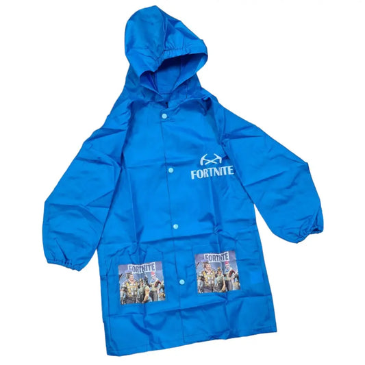 Fortnite Style Raincoat For Kids - One Size