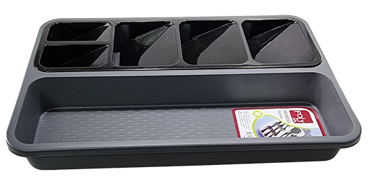 Foly Life Cutlery Drawer Organiser Holder Plastic Assorted Colours BNM0018