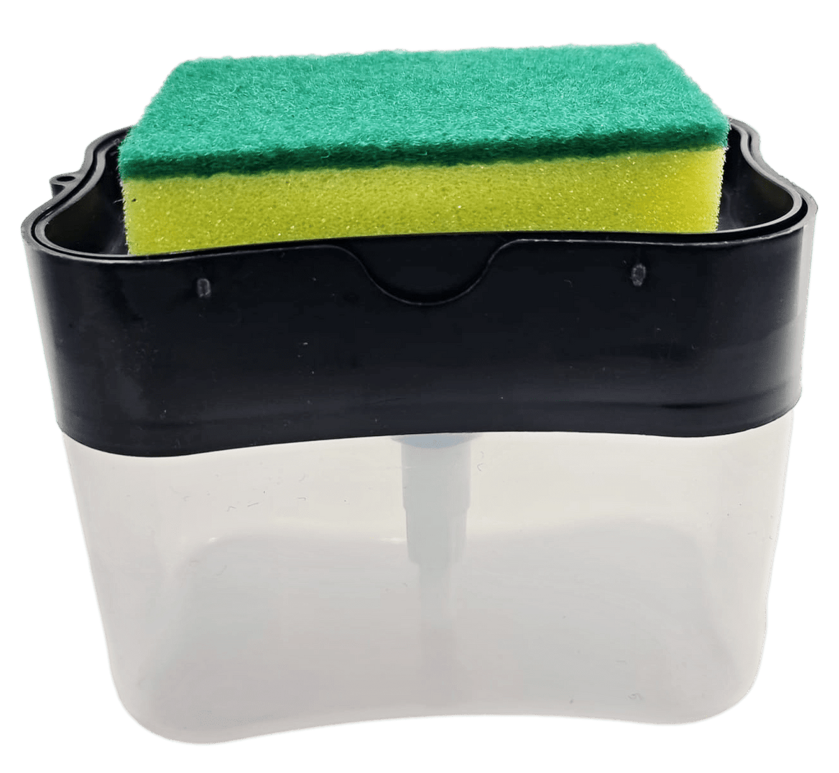 2 – In – 1 Counter Top Sink Soap Dispenser And Sponge Holder Caddy
