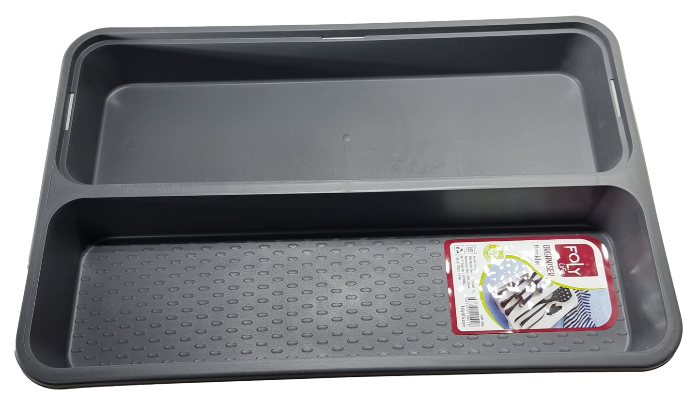 Foly Life Cutlery Drawer Organiser Holder Plastic Assorted Colours BNM0018