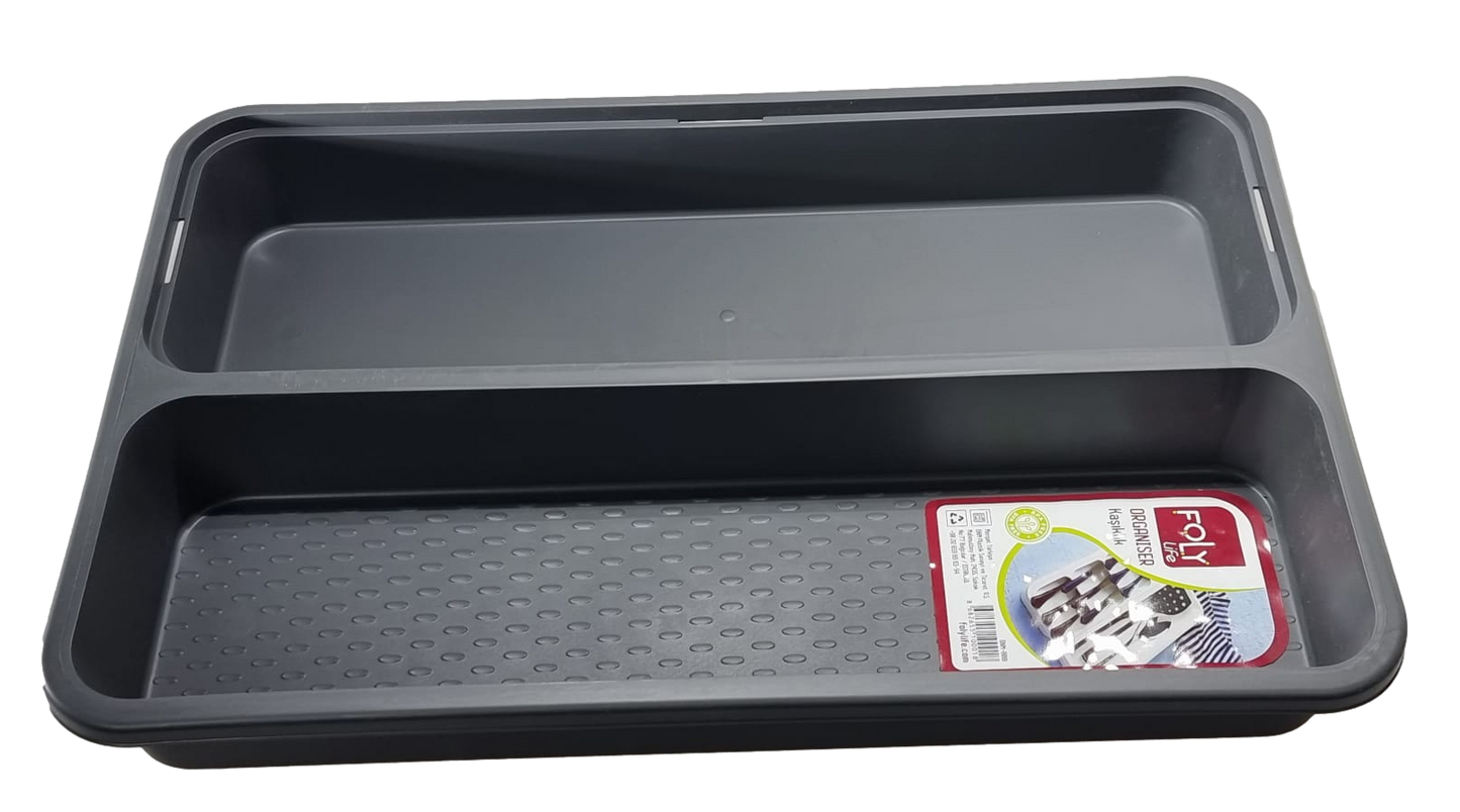 Foly Life Cutlery Drawer Organiser Holder Plastic Assorted Colours BNM0018