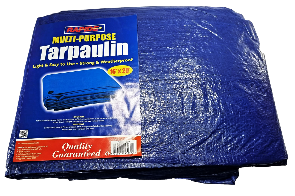 Blue Multipurpose Use Tarpaulin Light Strong Waterproof Tarpaulin 16 X 20 '