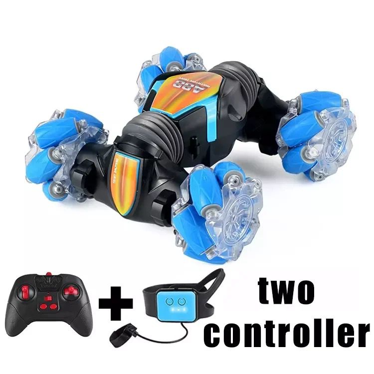 Mini Twist Remote Control RC Car with Controller - Blue