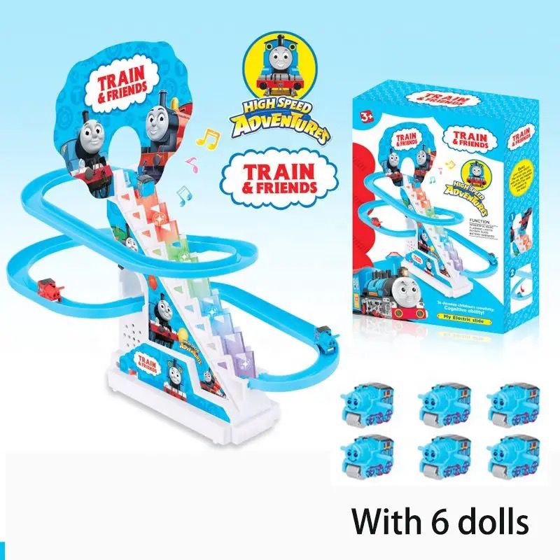 Thomas the Tank Style Train & Friends Climbing & Slide Play Set