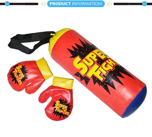 BoxingSuper Fighter Punch Bag & Gloves PlaySet