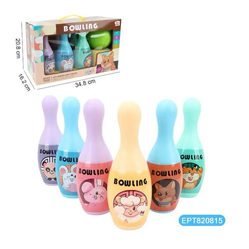 Animal Bowling Set & Ball