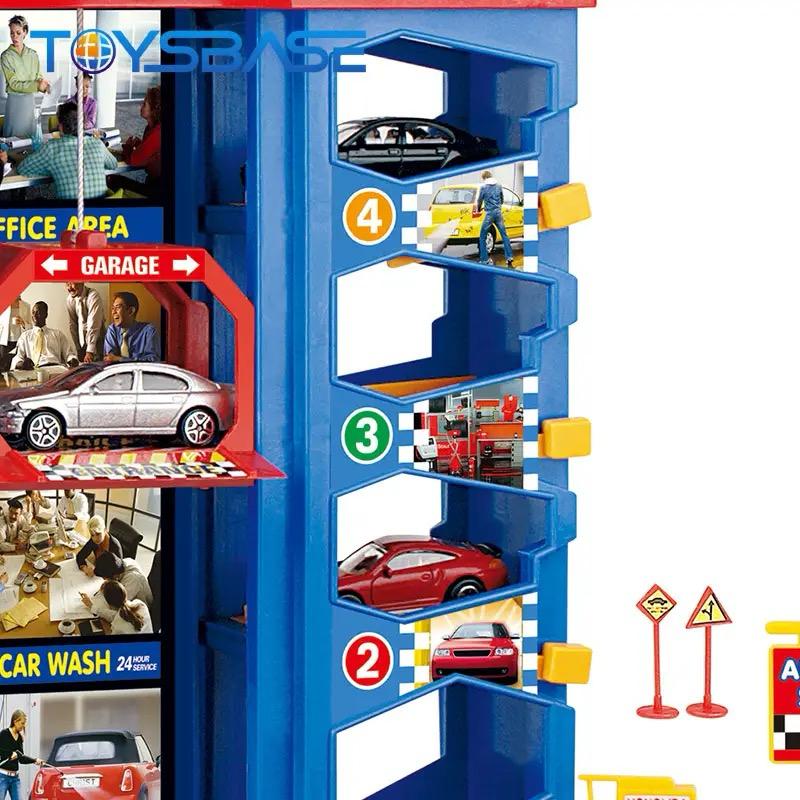 Multi-Storey Parking Set including Cars