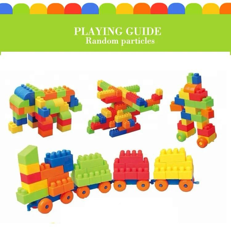 Building Blocks Set 120 Pieces in Car Shaped Storage Container