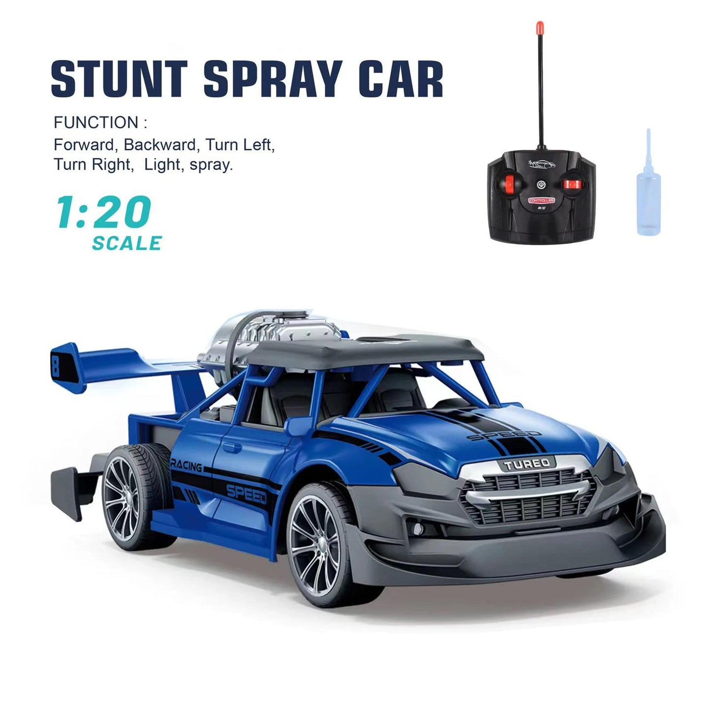 Remote Control Car with Spray Mist - 3 Colours