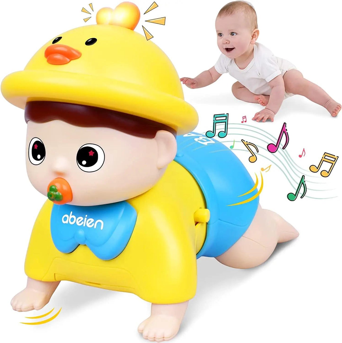 Crawling Baby Toy with Sound & Lights