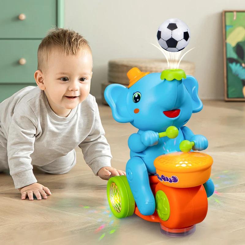 Cute Push Along Elephant Toy