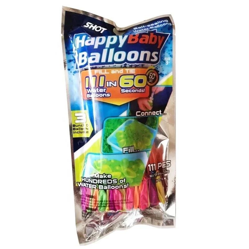 111 Fast Fill Water Bombs Jumbo Pack