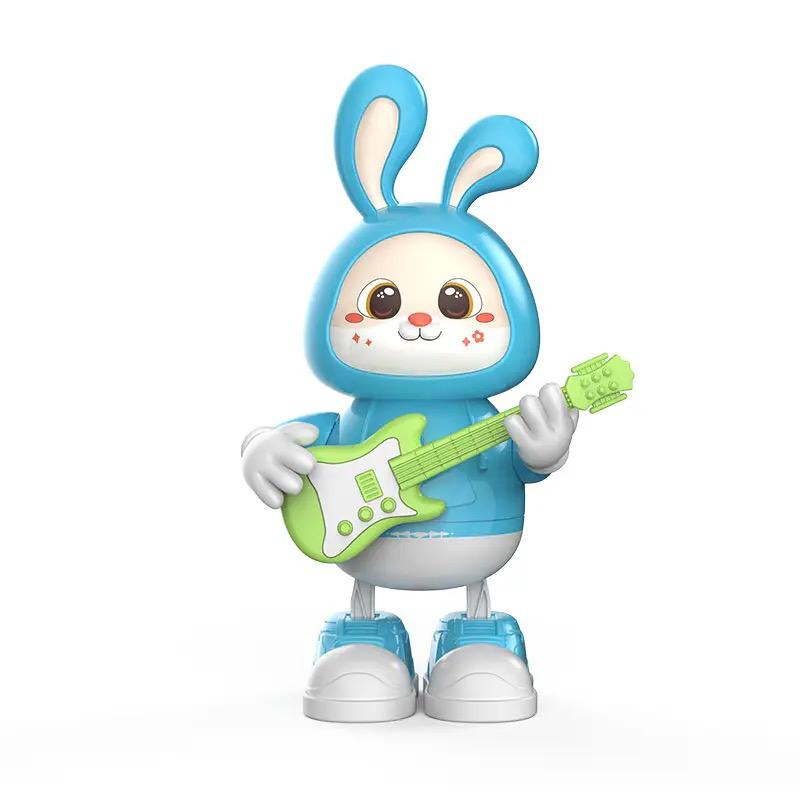 Dancing Cute Rabbit Guitarist with Sound & Lights - 2 Colours