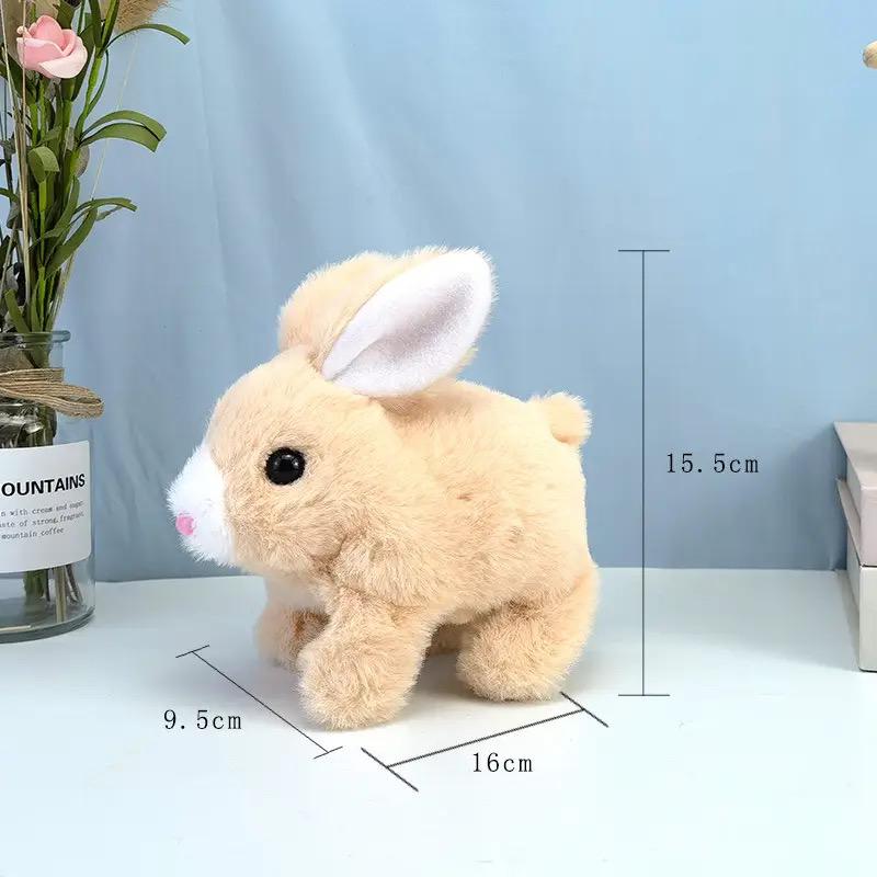 Hopping Plush Chirping Bunny Toy - 3 Colours