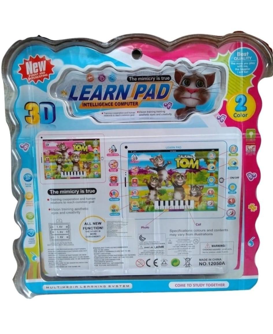 Talking Tom Learn Pad 12.9 Inch Kids Tablet Bonkers Bargains