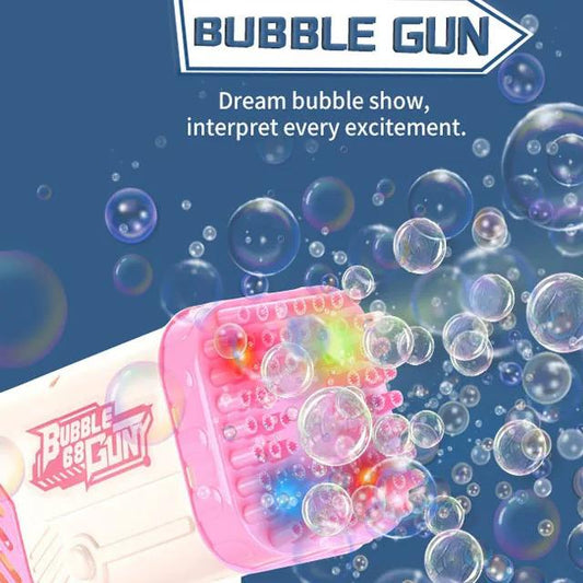 Electric Bubble Gun 68 holes Big Size