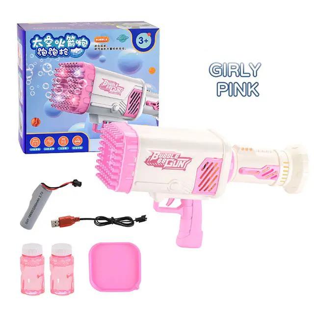 Electric Bubble Gun 68 holes Big Size