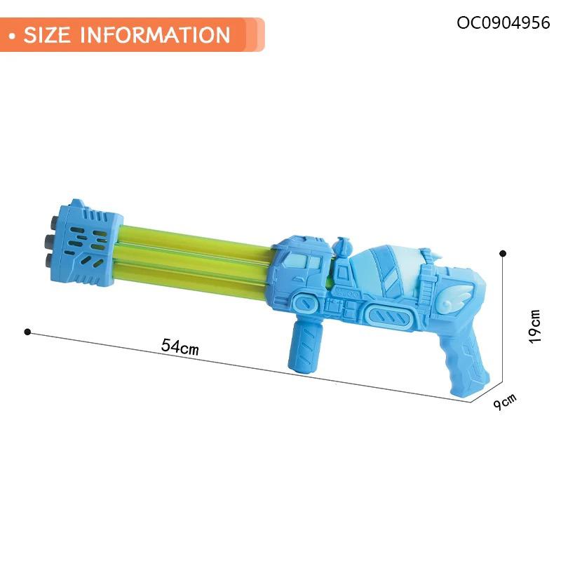 Five Barrel Cement Truck Water Cannon Launcher - Pink & Blue Designs