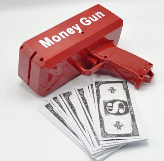 Big Red Money Spray Gun Launcher