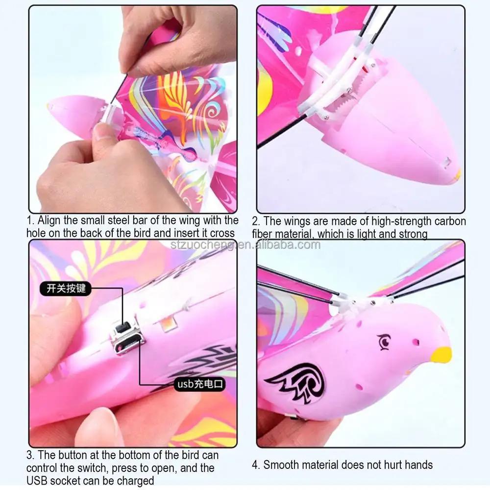 Flying Birds Bionic Flying Toy USB Rechargeable - 2 Colours