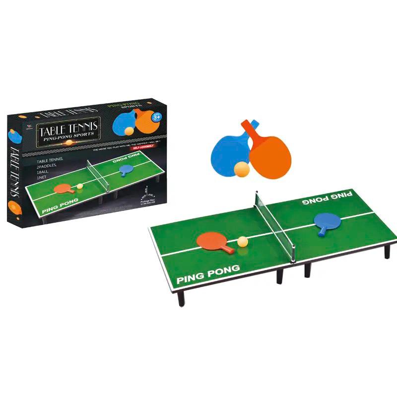 Mini Wooden Table Tennis Ping Pong Play Set