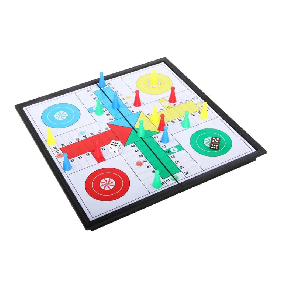 Folding Magnetic Dice Ludo Board Game