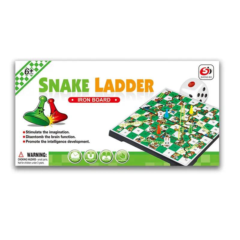 Snakes & Ladders Classic Iron Magnetic Board Game