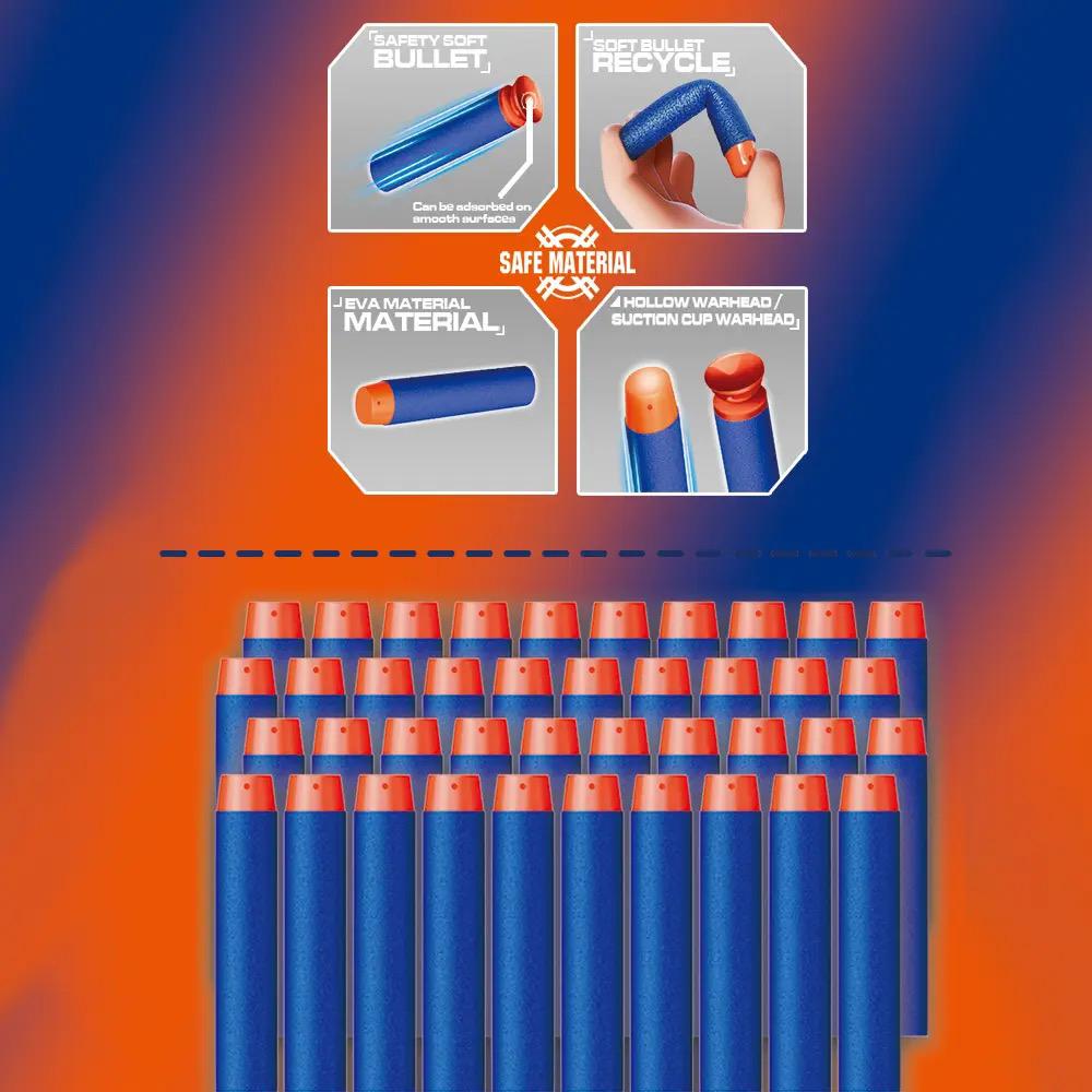 Electric Nerf Style Foam Launcher Toy with Ammo & Target