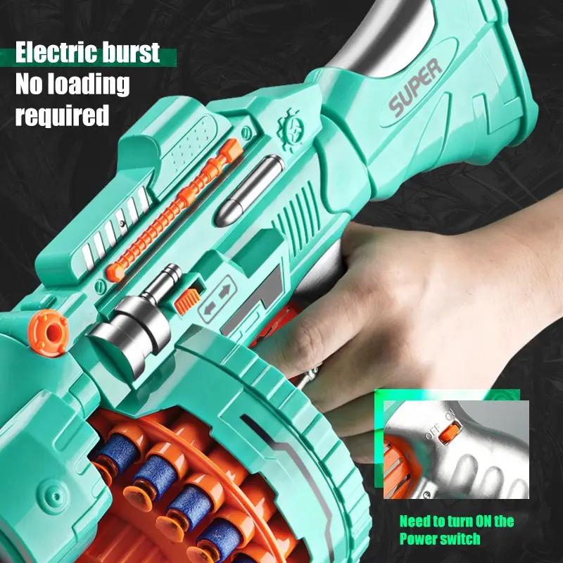 Electric Burst Nerf Style Foam Shot Launcher