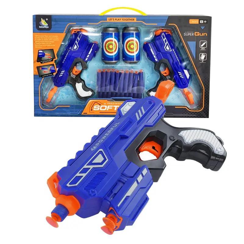 Nerf Style Foam Bullet Launchers Twin Pack