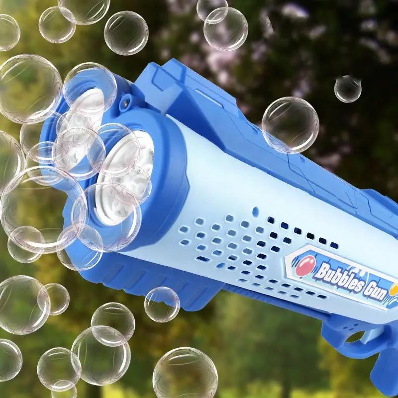 Bubble Launcher Double Barrel Toy