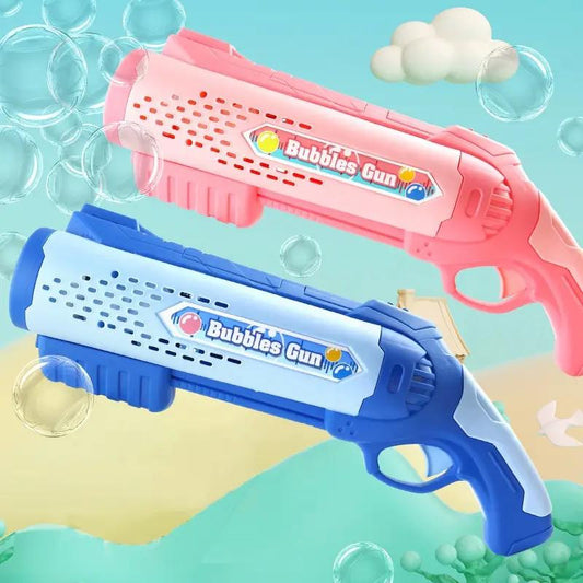 Bubble Launcher Double Barrel Toy