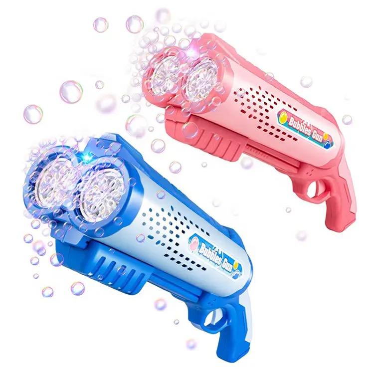 Bubble Launcher Double Barrel Toy